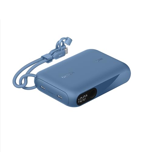 Amazon | Belkin BoostCharge モバイルバッテリー ディズプレイ付き